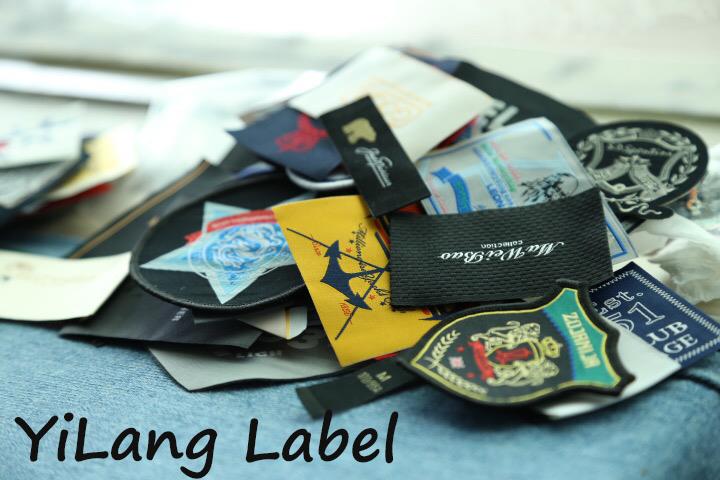 custom garment tag woven label patches for bags
